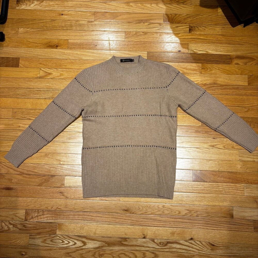 Sweater man L size brown